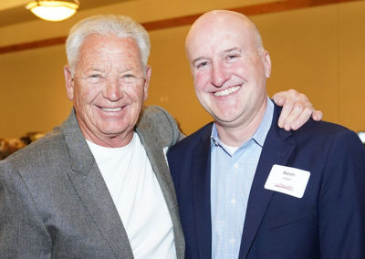Doug Markley, left, of Markley Motors stands at Celebration of Caring, Sept. 26, 2019, with Kevin Unger, president and CEO UCHealth’s Poudre Valley Hospital and Medical Center of the Rockies. Markley Motors received UCHealth Northern Colorado Foundation’s 2019 Vitalitarian Award at the Celebration of Caring event held at the Drake Centre in Fort Collins.