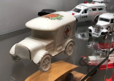 Jack & Elsie Nicol miniature ambulance display