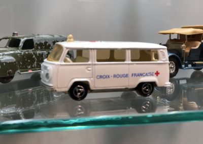 Jack & Elsie Nicol miniature ambulance display