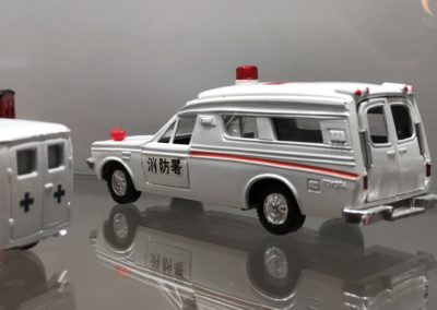 Jack & Elsie Nicol miniature ambulance display