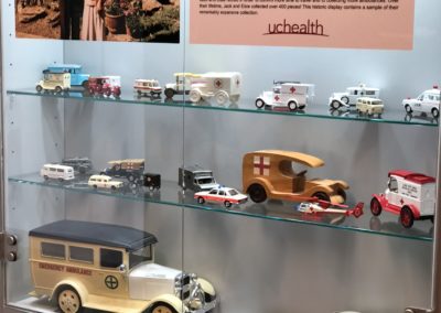 Jack & Elsie Nicol miniature ambulance display