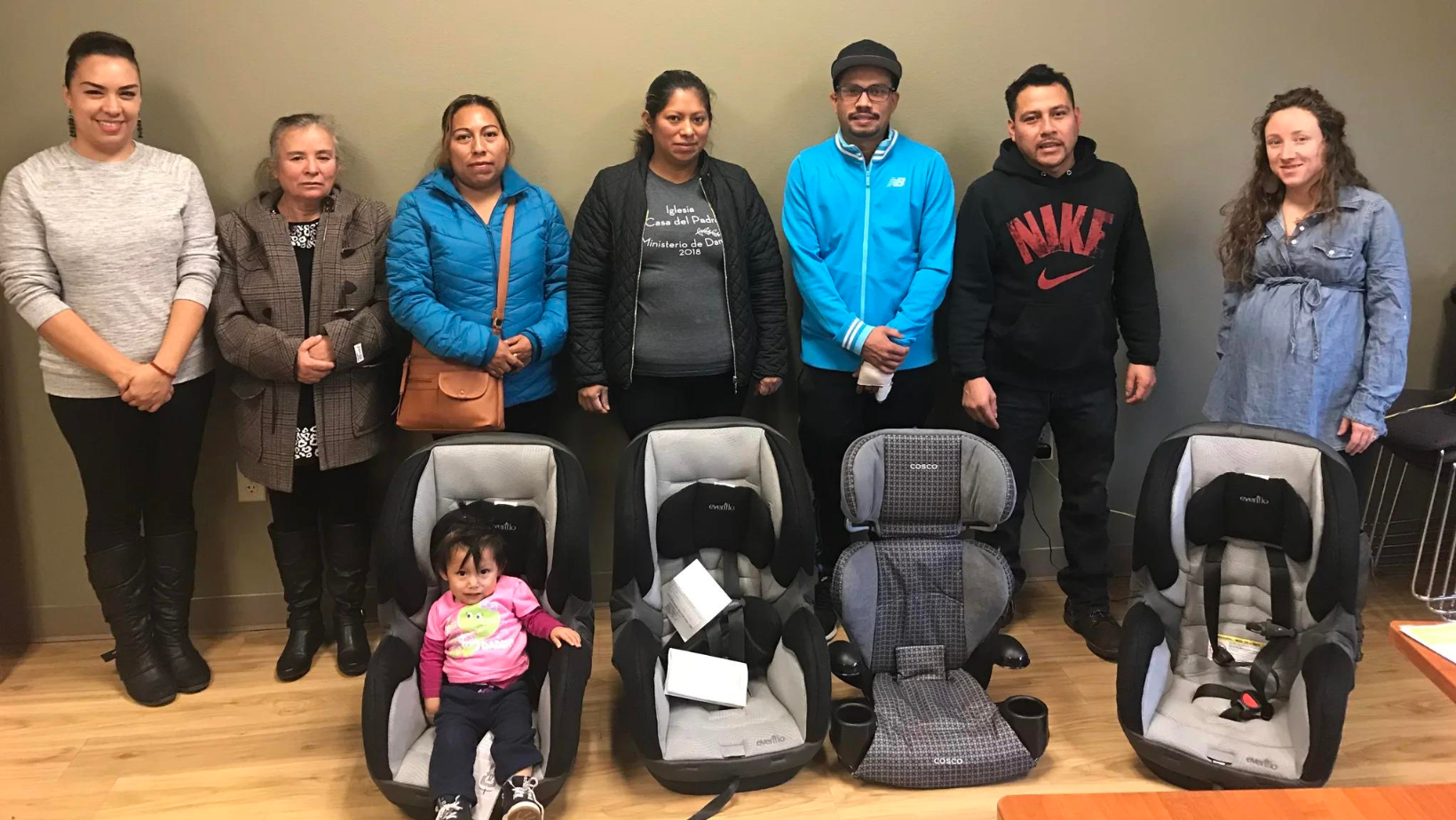 Safe Kids Larimer County car seat recipients